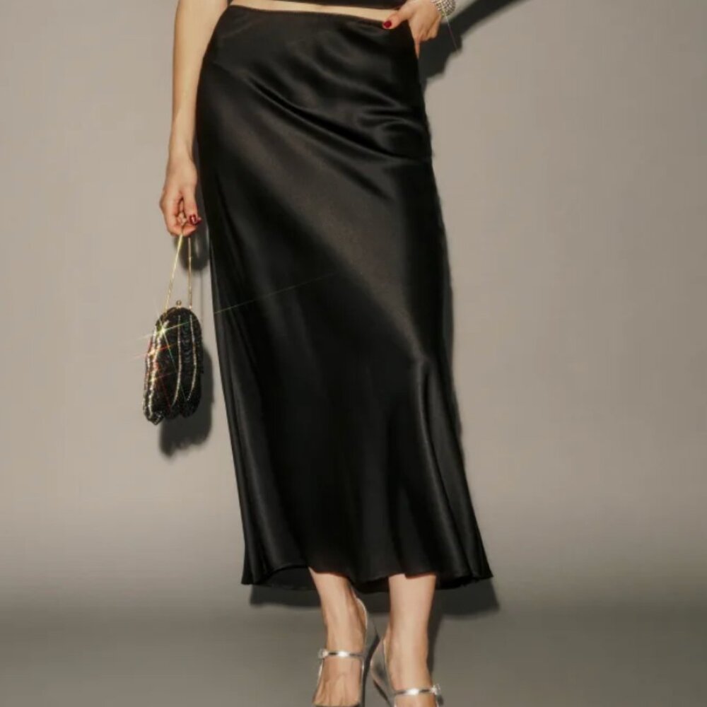 Petites Layla Silk Skirt